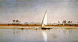 Nile Canvas Paintings - On the Nile